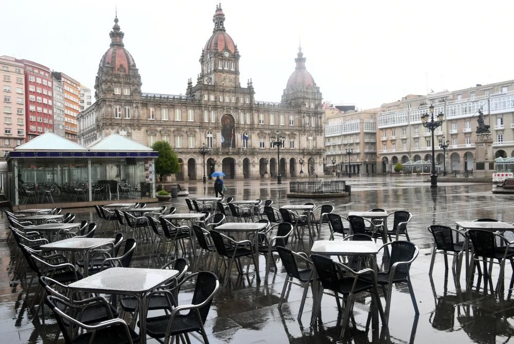 A Coruña afronta otra alerta naranja en la costa