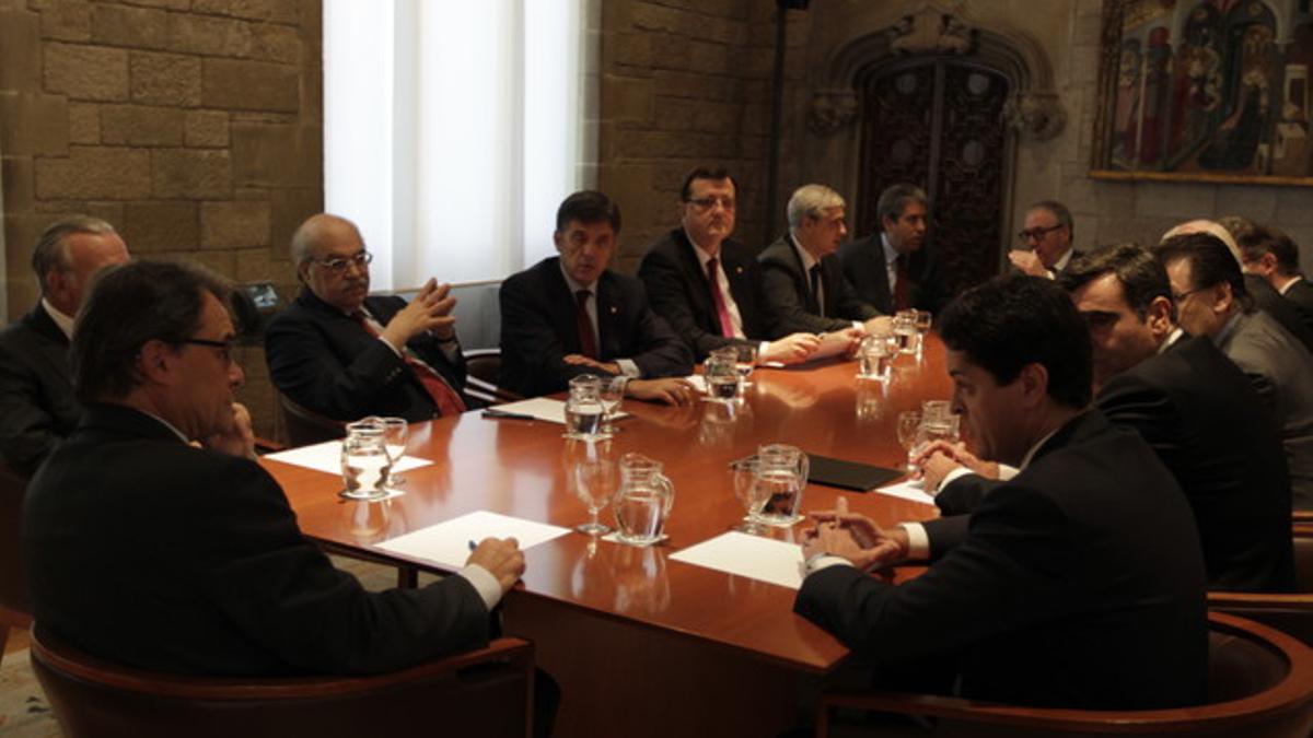 Reunión en la Generalitat para presentar el plan sustituto del proyecto Eurovegas.