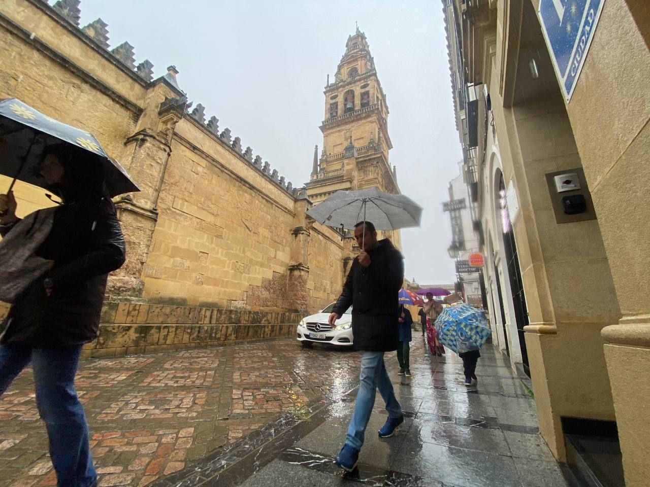 Córdoba bajo la borrasca Karlotta