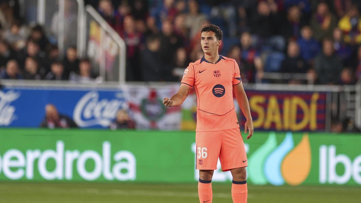 Cortés, durante el duelo ante el Alavés