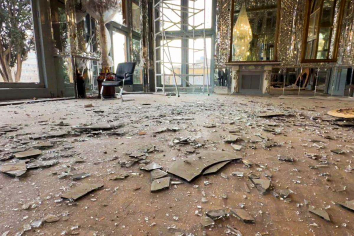 Imagen del interior del palacio de Golestan