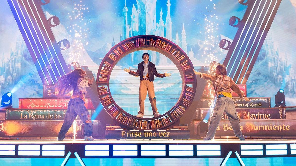 Gonzalo Pinillos, durante su actuación.