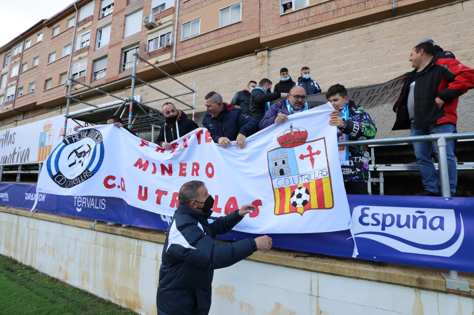 Así se ha vivido en Utrillas la previa del partido de Copa contra el Valencia