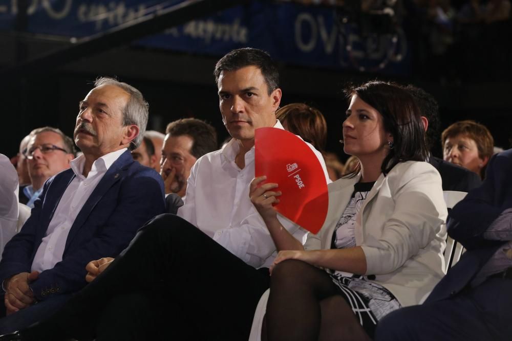 Mitin del PSOE en Oviedo con Pedro Sánchez