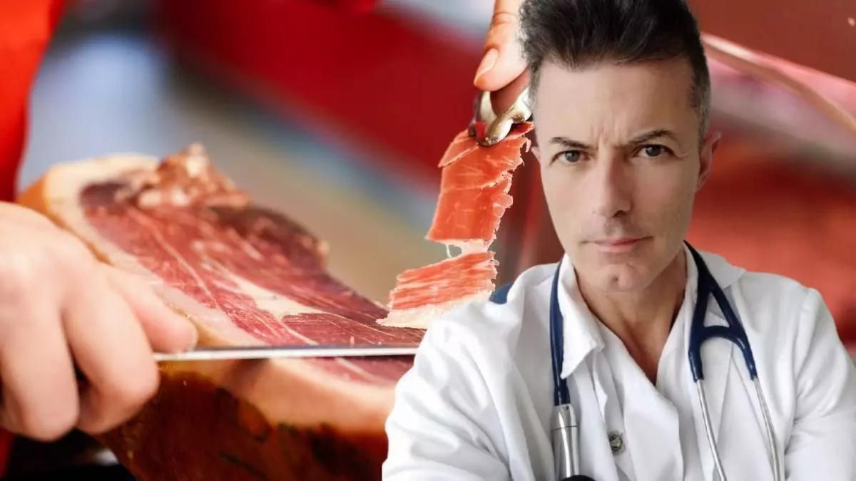 Manuel Viso, endocrino, desvela el motivo por el que el jamón ibérico tiene puntos blancos