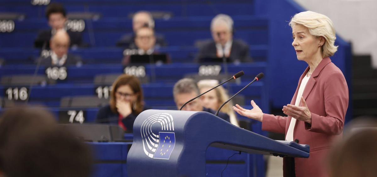 Von der Leyen matisa que la UE sí que "defensa" l’ordre internacional