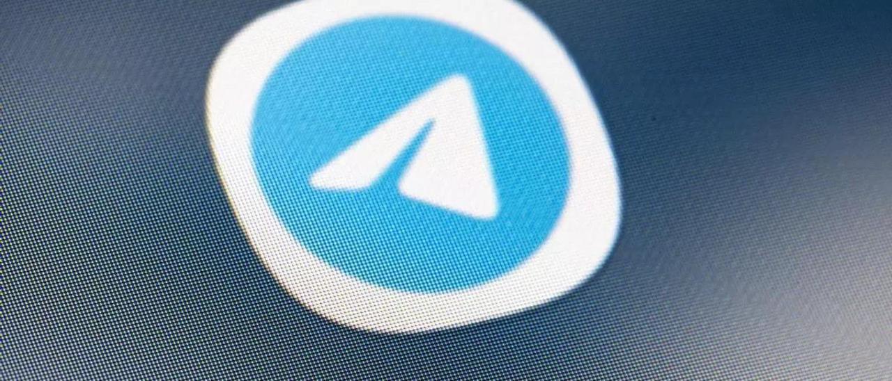 El icono de la aplicación Telegram