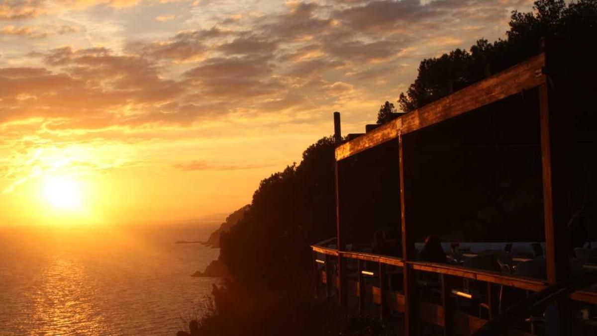 Posta de sol a Tossa.