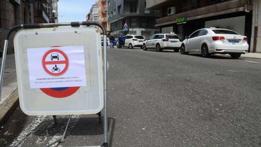 La parada de taxis continuará en la esquina entre Conde Vallellano y Arzobispo Lago. // Noé Parga