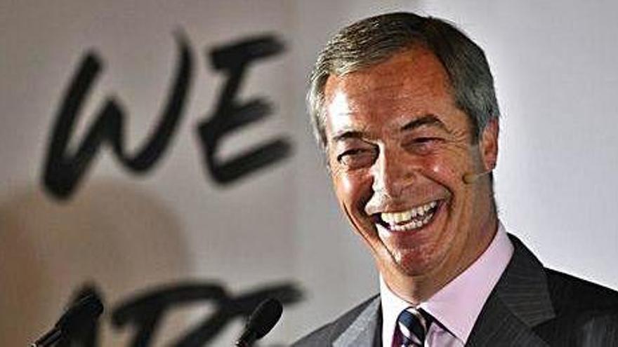 El líder del Partit del Brexit, Nigel Farage