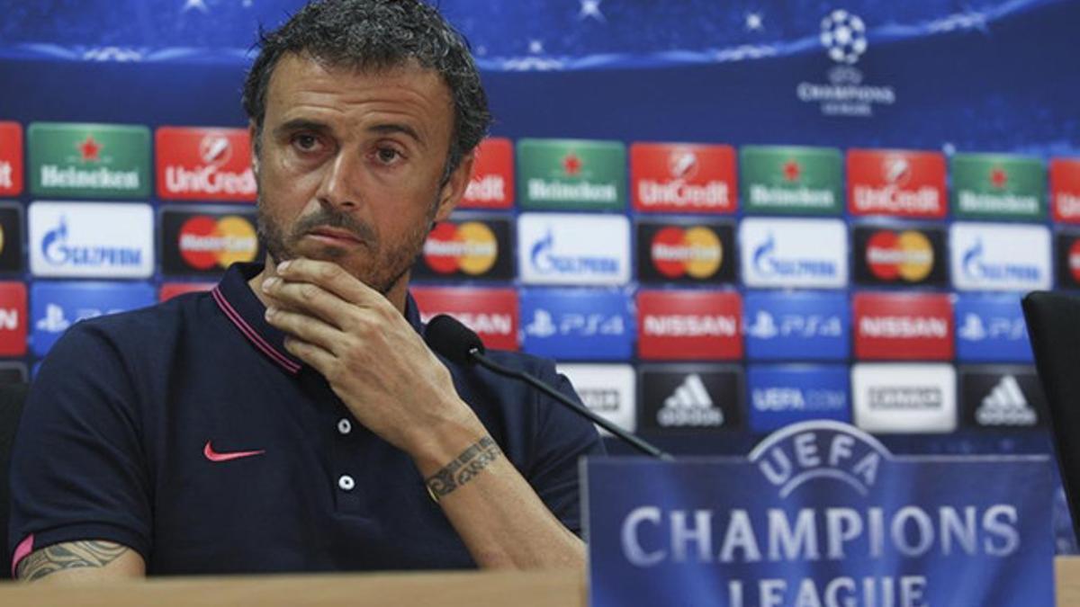 Luis Enrique Martínez explica sus sensaciones antes del PSG-Barça de la Champions