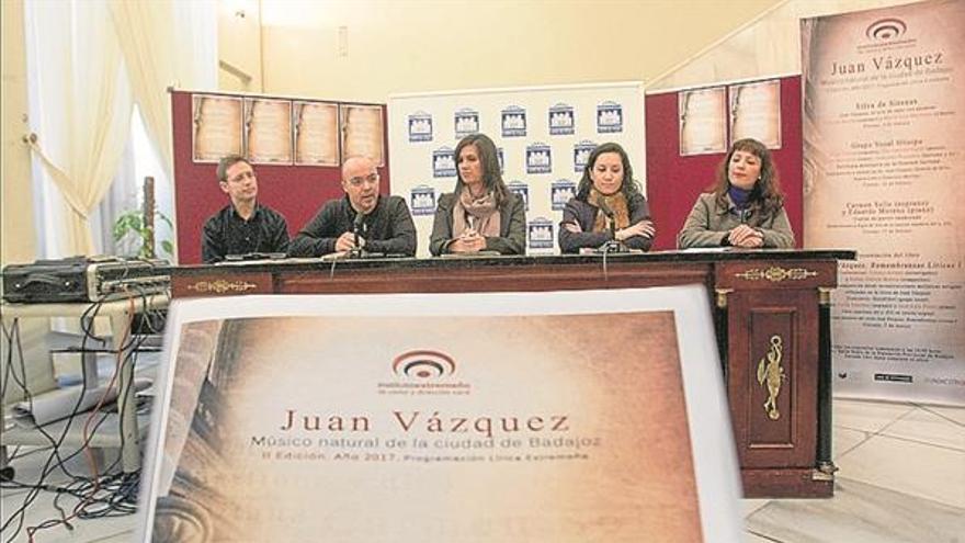 El ciclo dedicado al músico Juan Vázquez ofrece cuatro conciertos en Badajoz