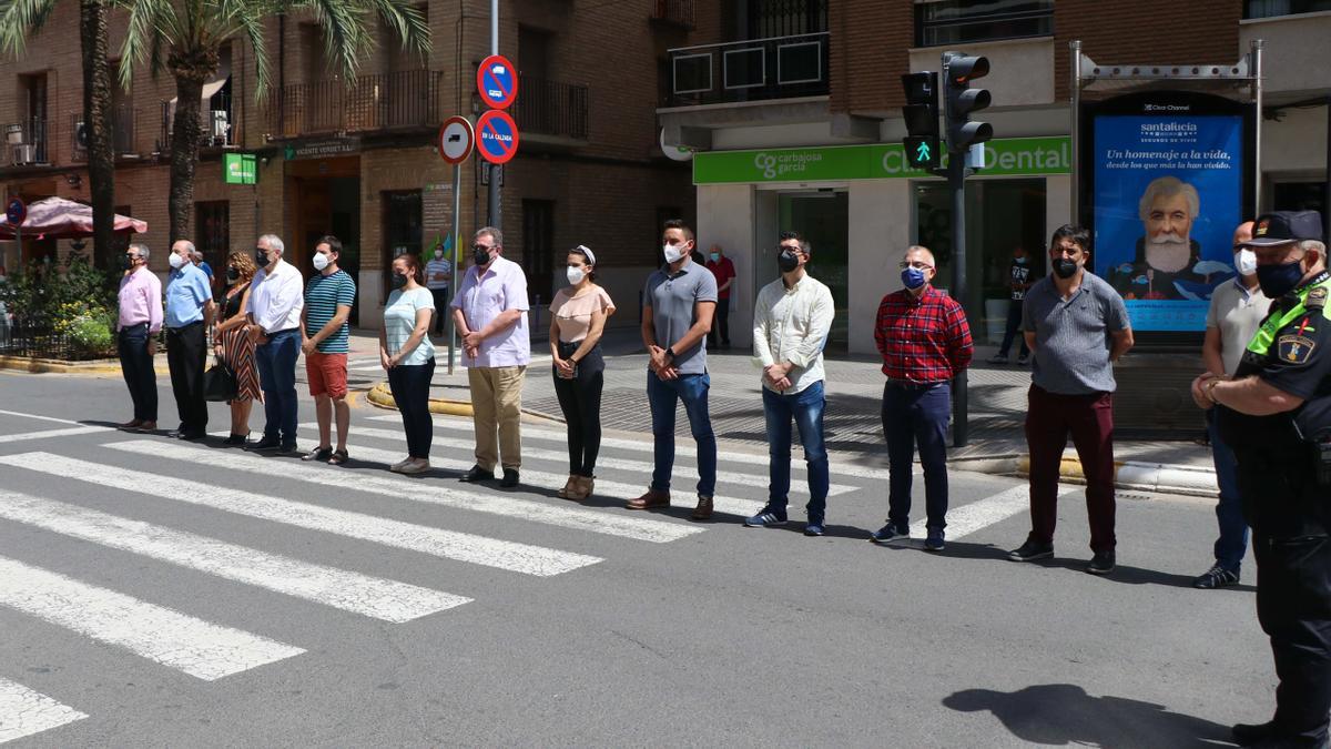 Silencio en l'Horta contra la violencia machista