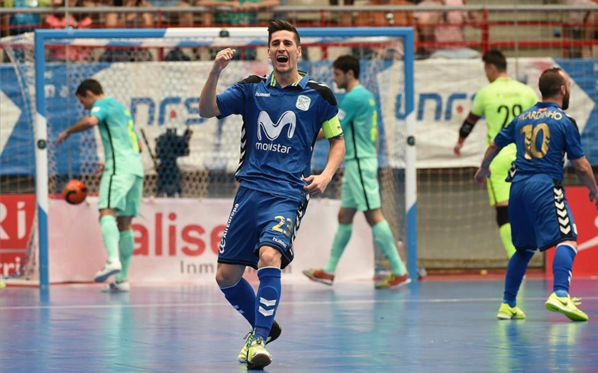 Ortiz marcó el primer gol de Movistar Inter