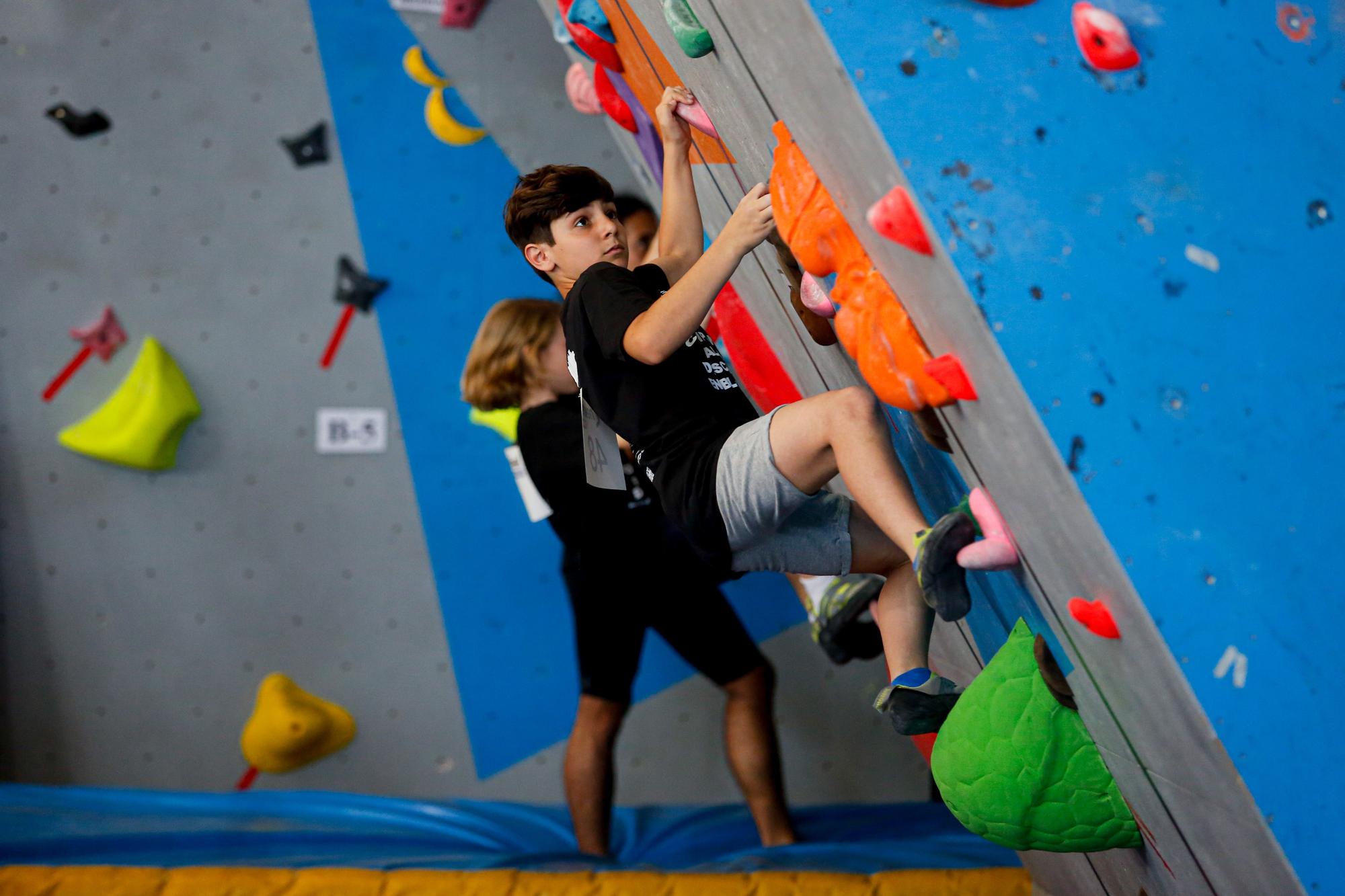 Las imágenes del Campeonato Balear de Escalada en Ibiza