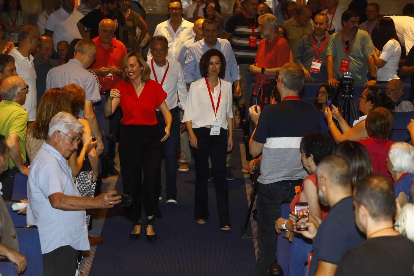 En imágenes | Los militantes eligen a la nueva Ejecutiva del PSOE en Zaragoza
