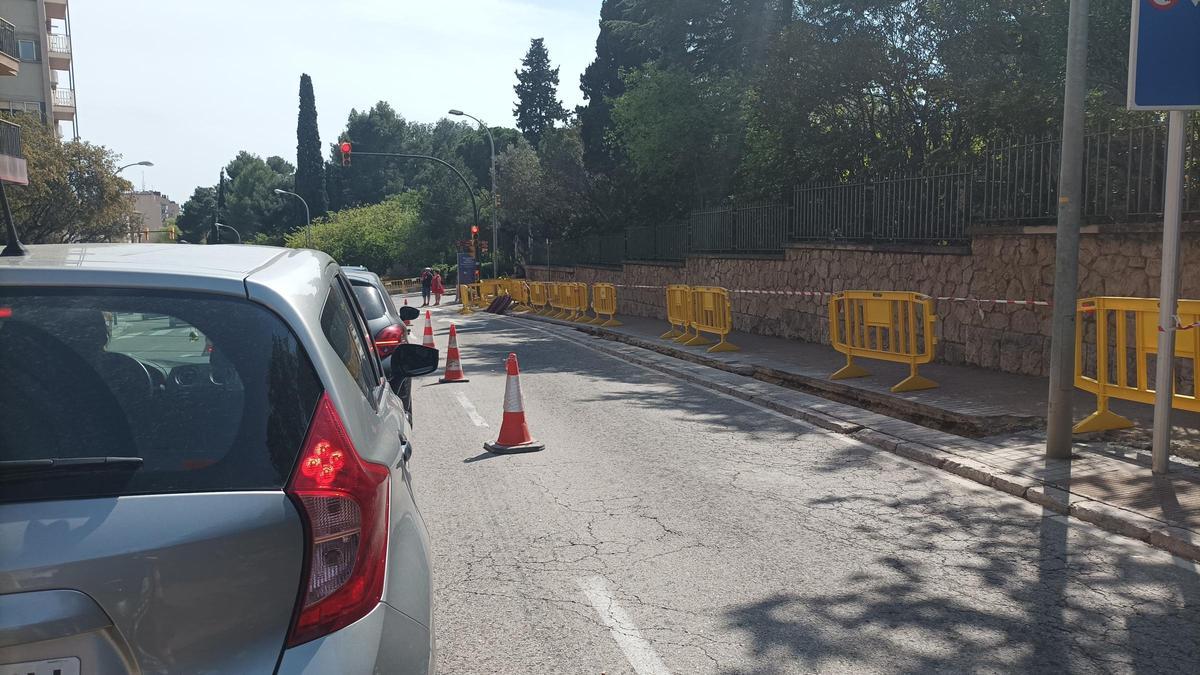 Els treballs afecten el tram entre la pujada del Castell i la ronda Aroles