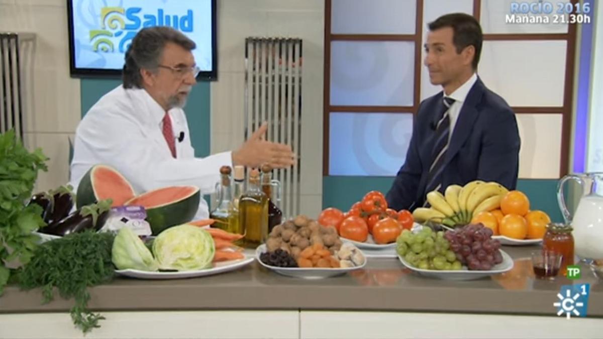 El nutricionista Antonio Escribano en Canal Sur