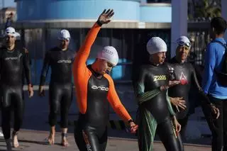 Las mejores imágenes del triatlón de Cartagena