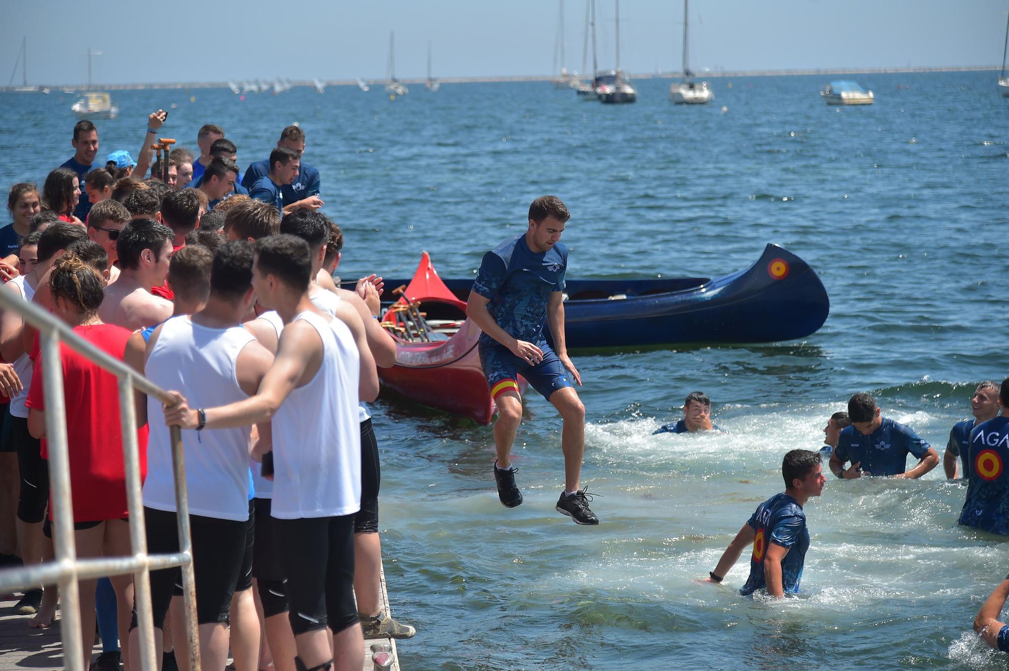 Así ha sido el campeonato de piragüismo Interuniversidad Playa Barnuevo en San Pedro