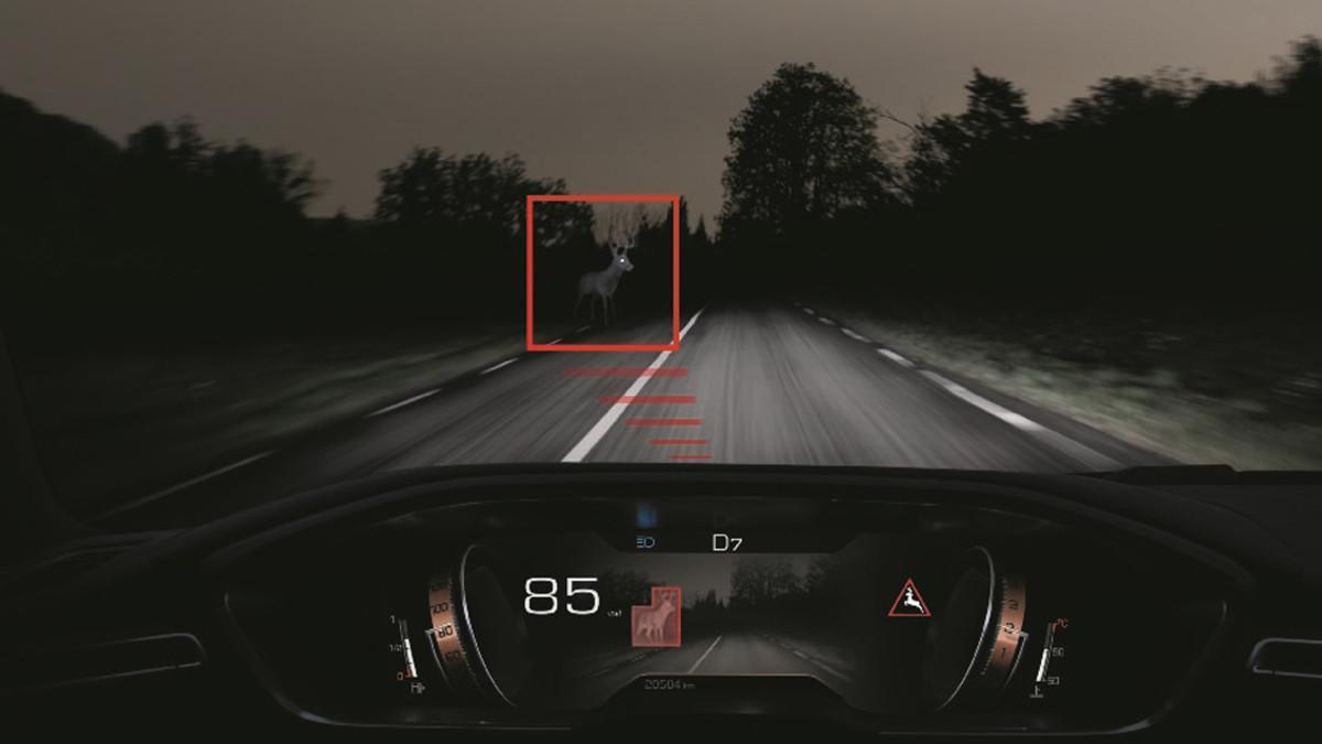 Seguridad premium en el Peugeot 508, con visión nocturna incorporada