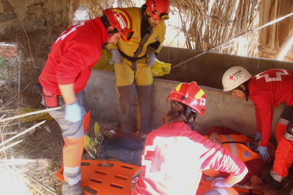 Orihuela realiza con éxito un simulacro de emergencias por alerta de inundación