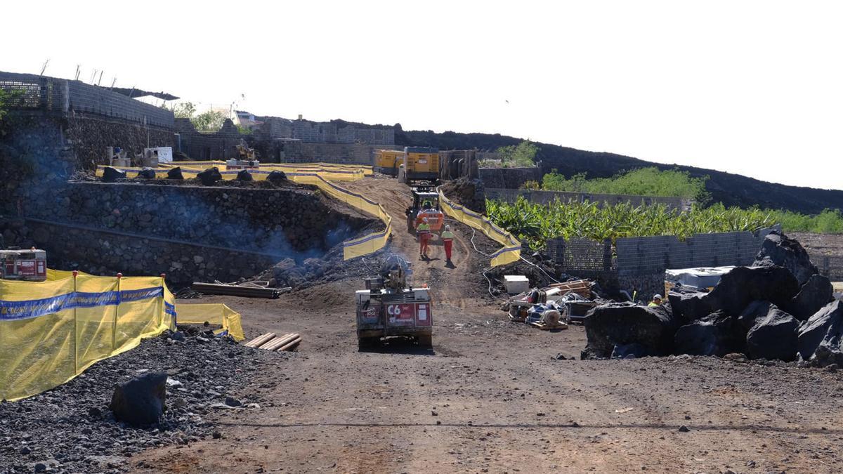 Obras carretera de la costa