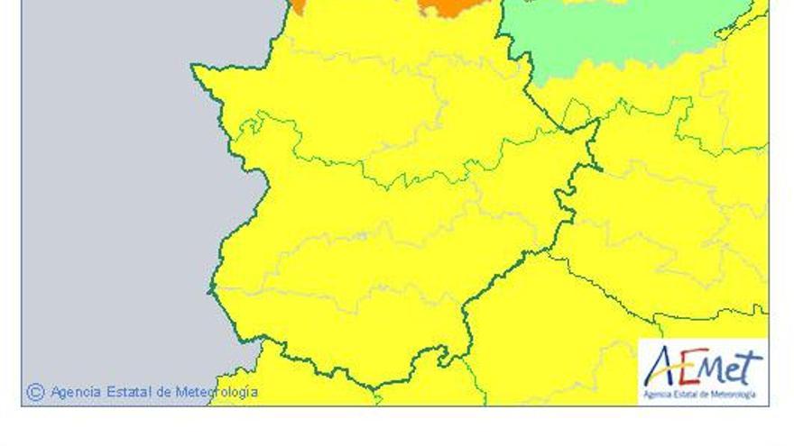 Declarada la alerta por fuertes viento en el norte de Extremadura