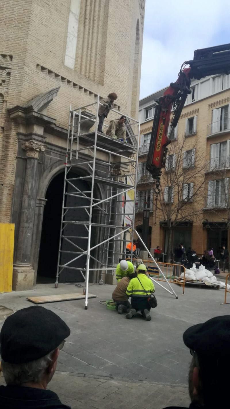 Regreso de la estatua de la Virgen de la Magdalena