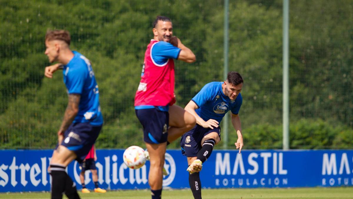 Lucas dispara a puerta en la sesión del sábado