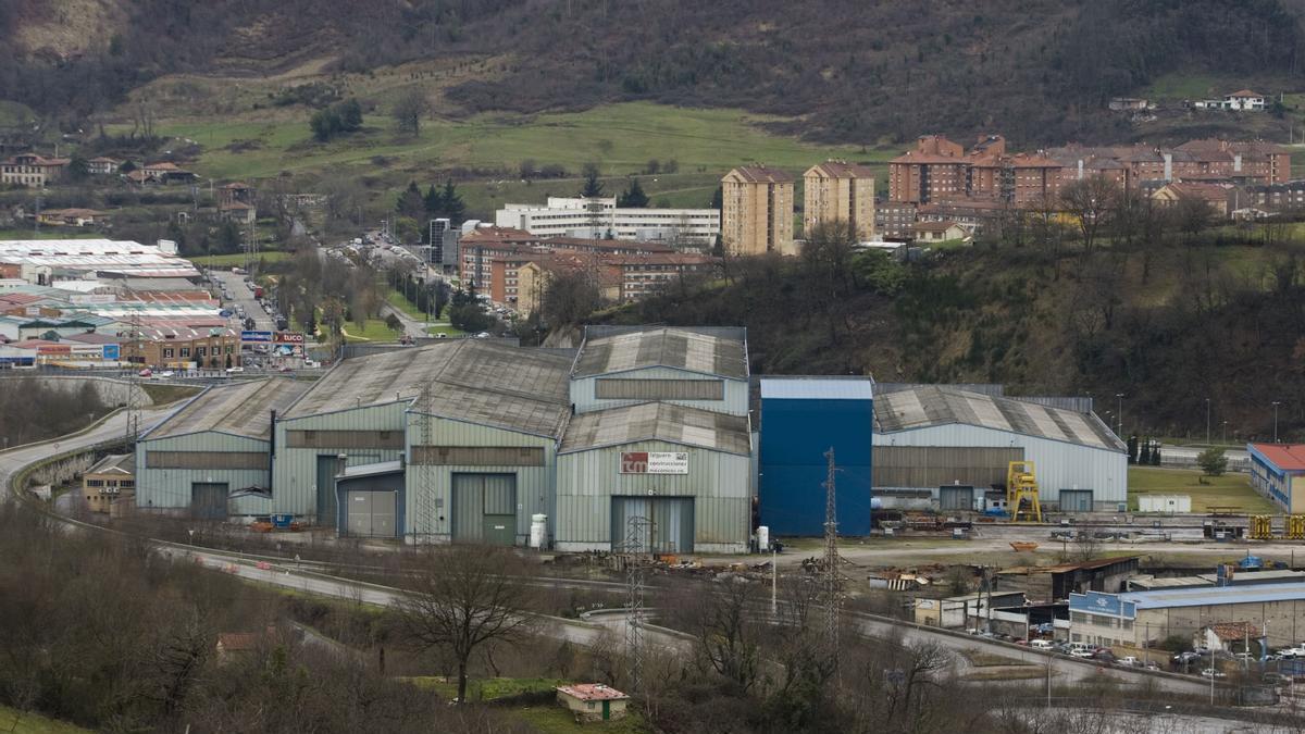 Taller de Duro Felguera en Barros (Langreo).