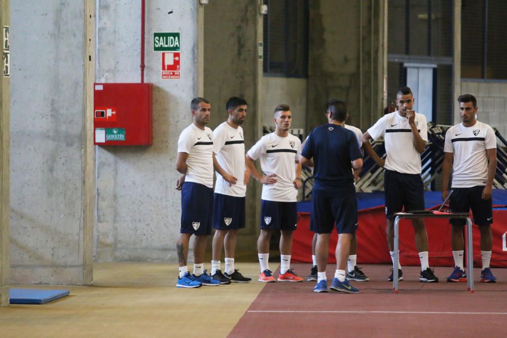 Primer entrenamiento del Málaga CF 2016/17