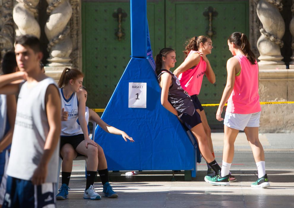 El baloncesto toma la calle en Alicante