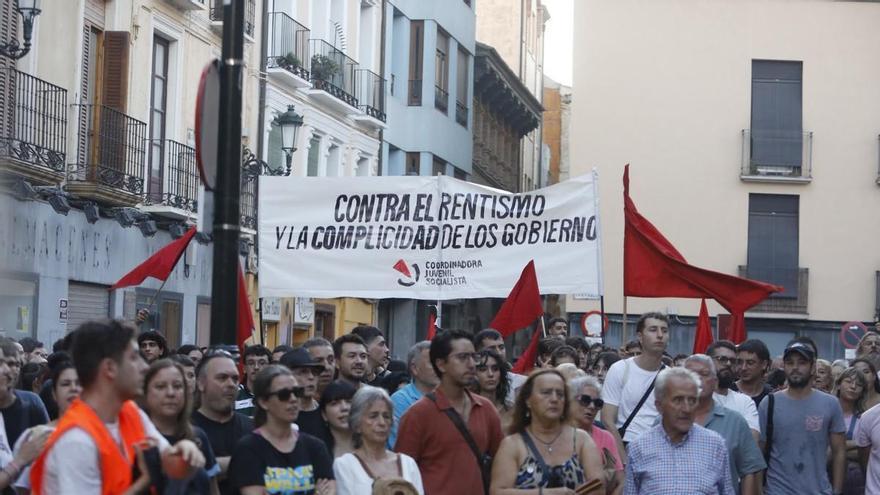 Las protestas tras el desahucio de Maricarmen llegan a Zaragoza: “¿Cuántas ‘Maricármenes’ anónimas hay? Aquí nadie hace nada”