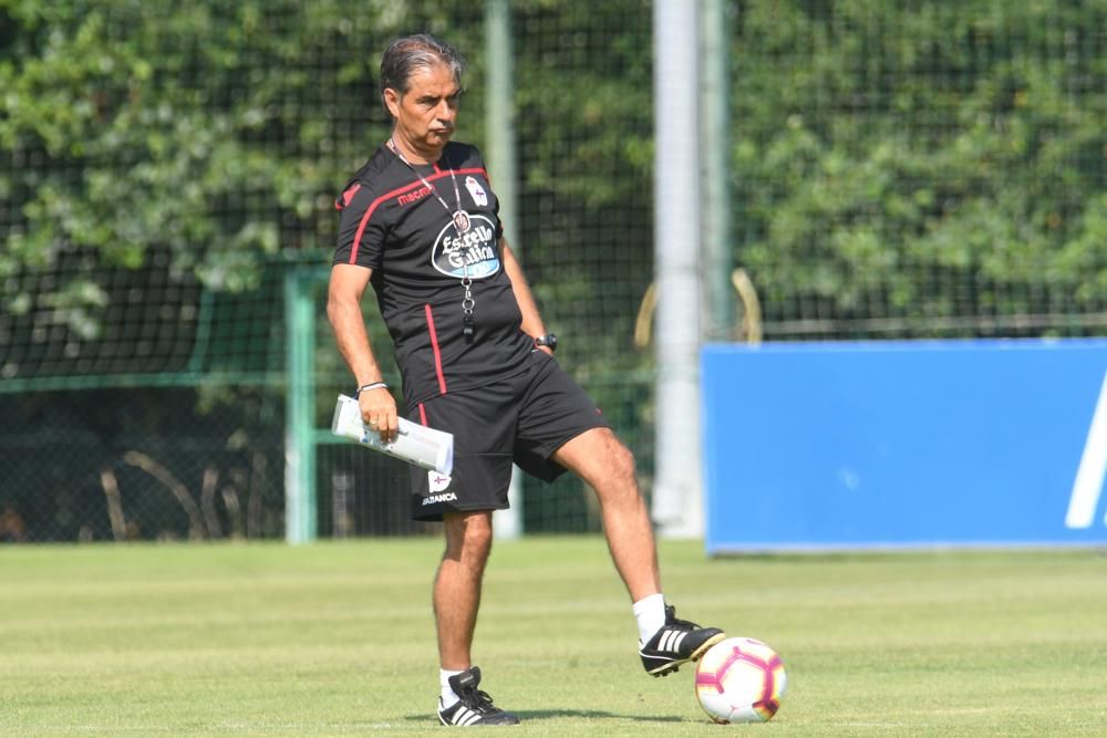 La plantilla deportivista ha tenido este viernes, 13 de julio de 2018, doble sesión de entrenamiento.