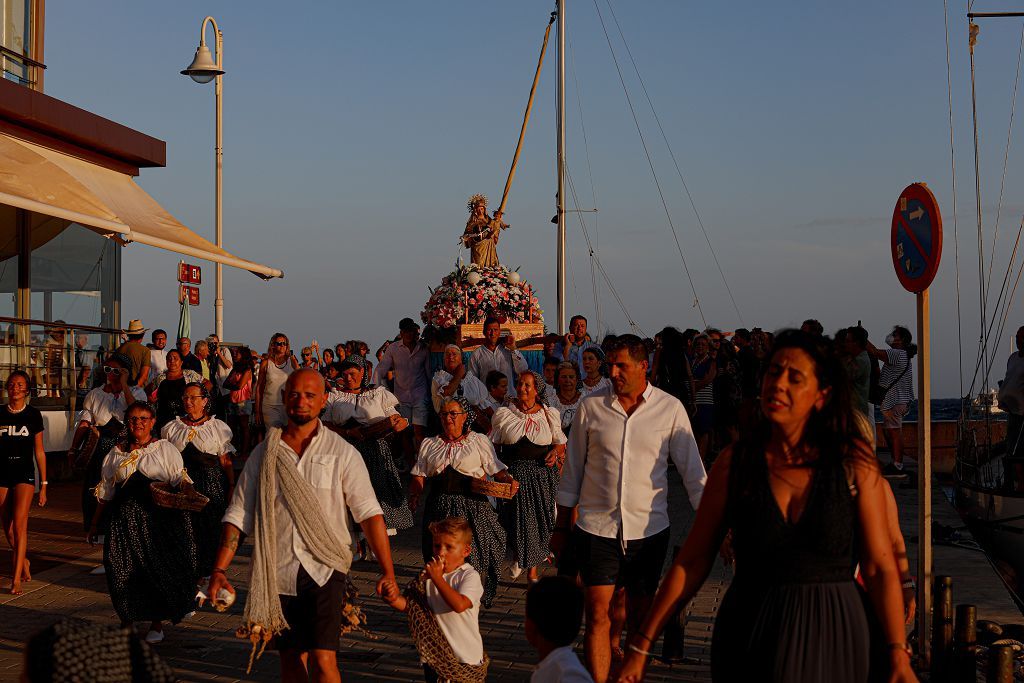 Procesión de la Virgen en Cabo de Palos y Los Nietos