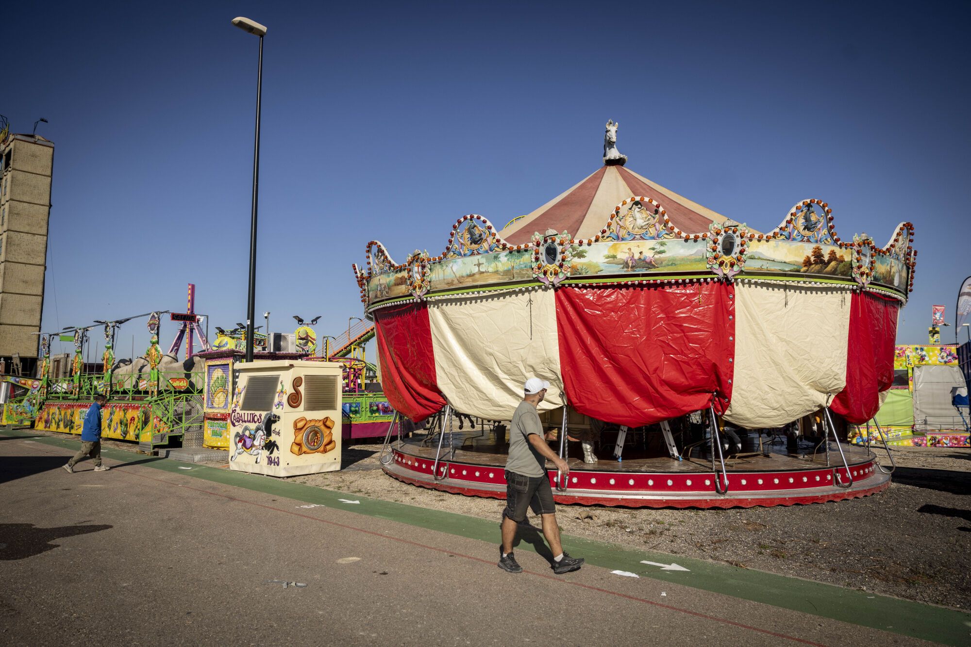 El recinto ferial de Valdespartera ultima detalles para su apertura este viernes