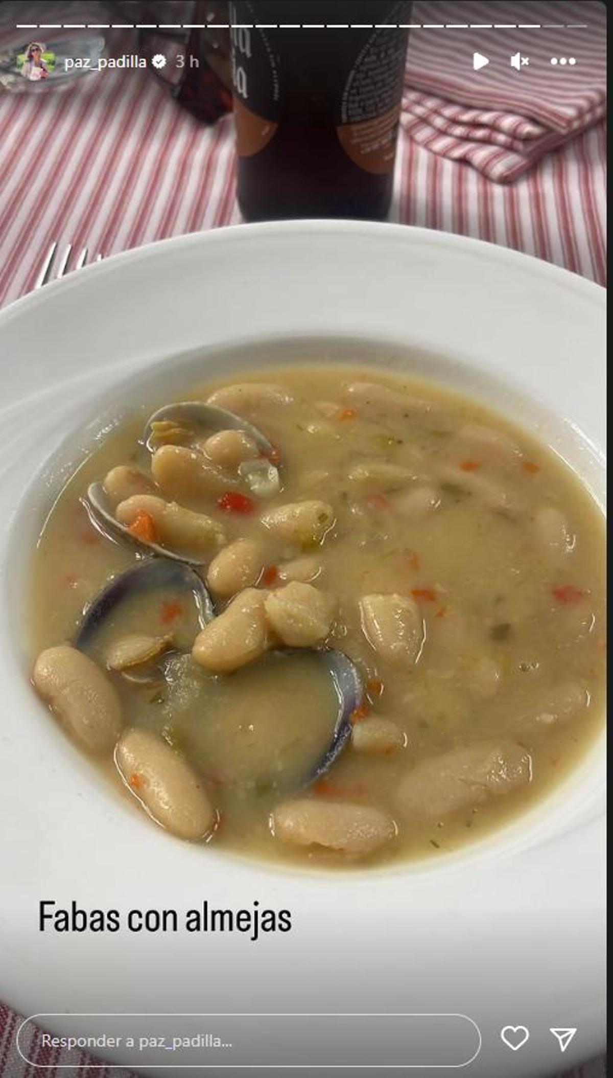 Comida de Paz Padilla en Avilés