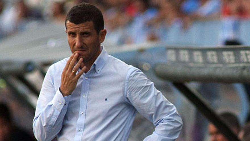 Javi Gracia, en partido de esta temporada frente al Levante.