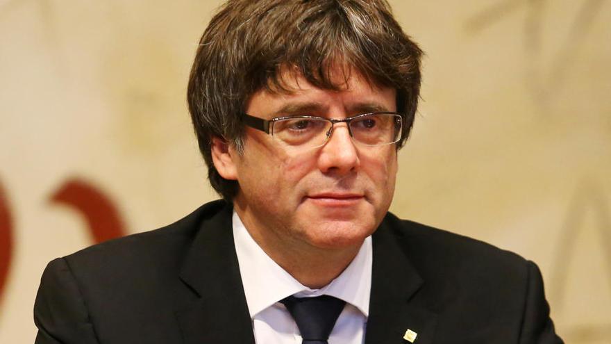 Puigdemont ultima su intervención en el Parlament