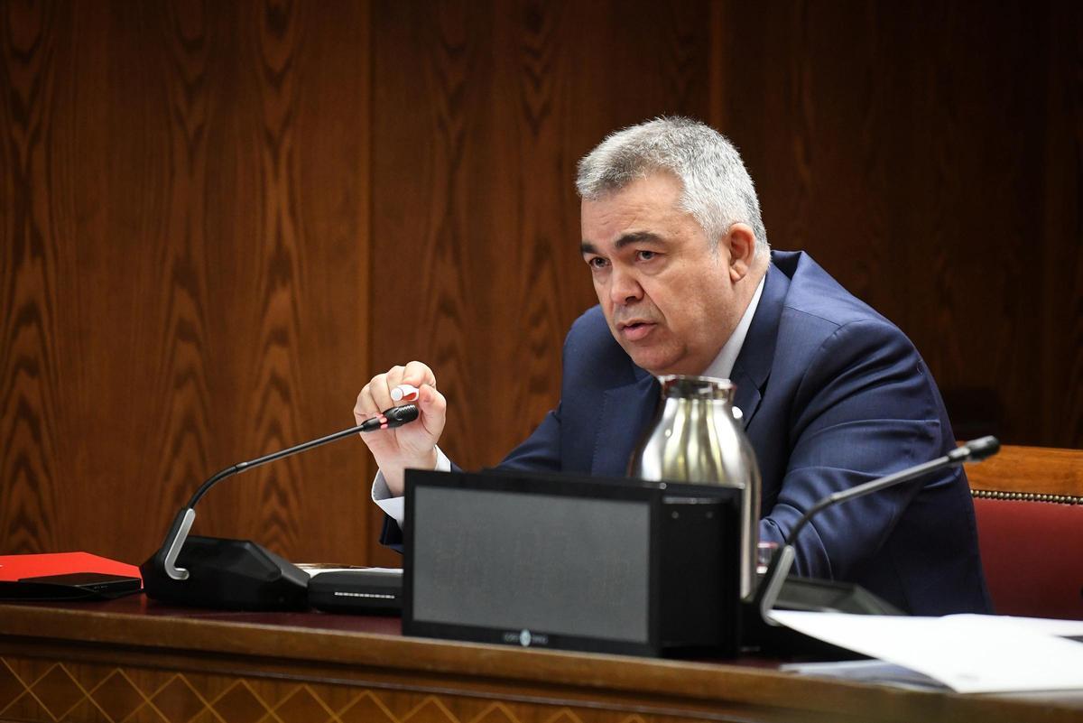 File - The PSOE deputy, Santos Cerdán, appears during the Investigation Commission on public contracts carried out during the covid-19 pandemic, in the Senate, on April 30, 2024, in Madrid (Spain).