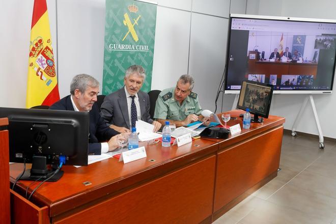 Marlaska preside en Las Palmas de Gran Canaria una reunión de coordinación sobre la inmigración