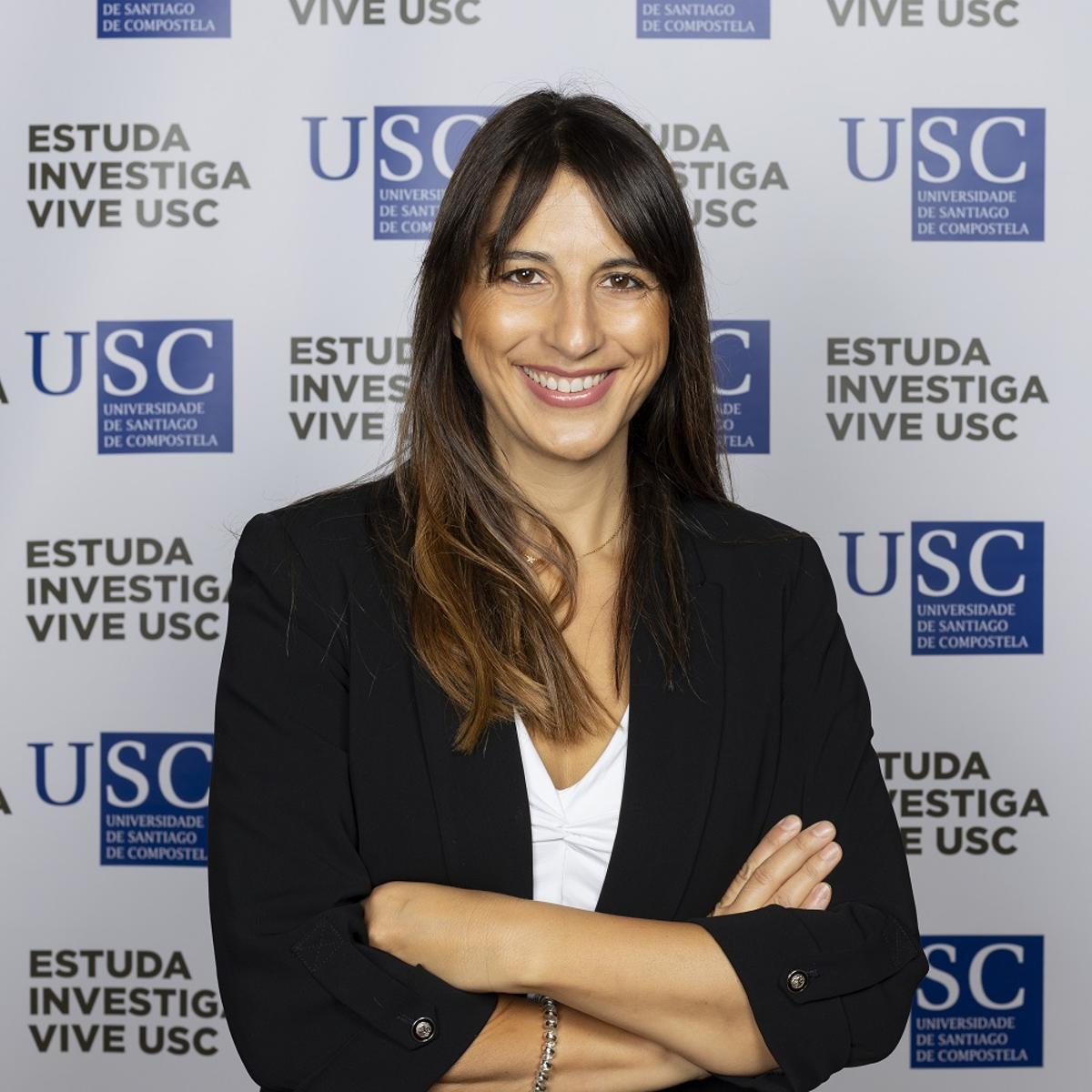 La investigadora de la USC Nuria García Couceiro.