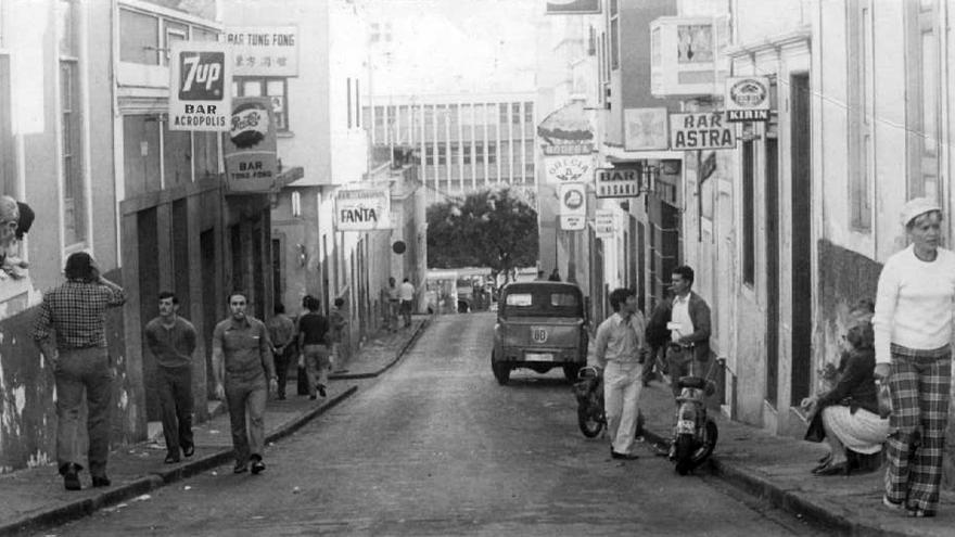 La calle Andamana de La Isleta en los años 70