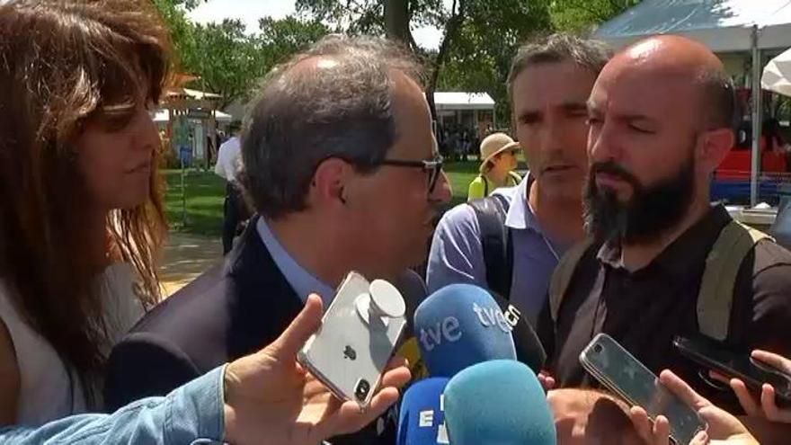 Torra consideró una ofensa el discurso de Morenés