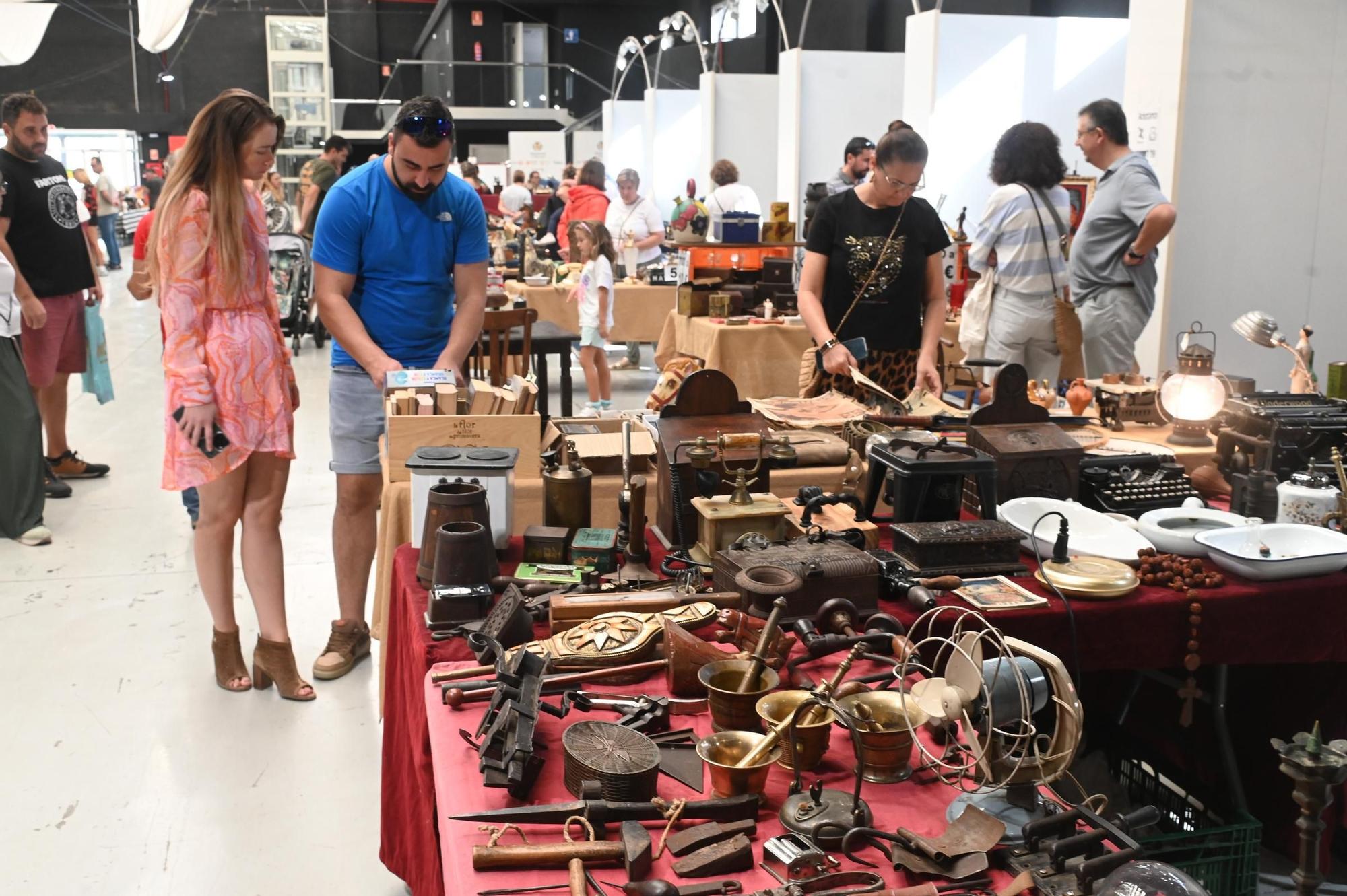 Las imágenes de la Feria de antigüedades de Vila-real