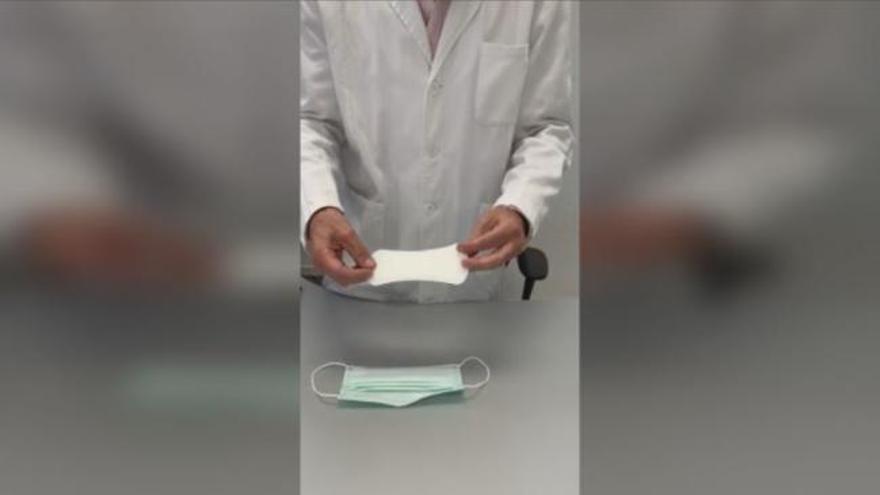 Cómo hacer una mascarilla segura con un salvaslip