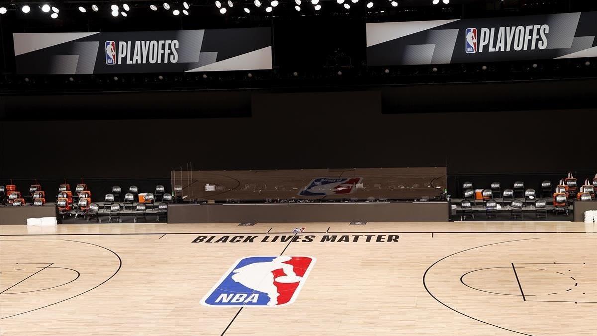 Pista de NBA en la burbuja de Orlando