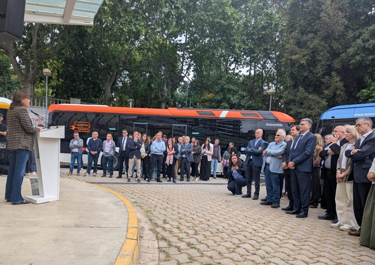 Paneque presenta el plan de choque para los autobuses interurbanos en la estación de Granollers.