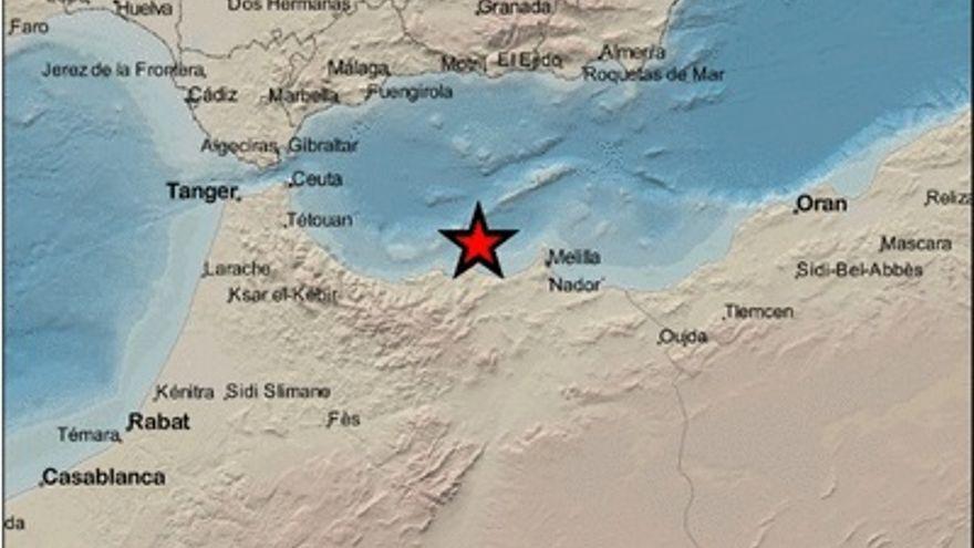 Un terremoto de 5 grados se deja sentir en Melilla, Málaga, Granada, Almería y Jaén